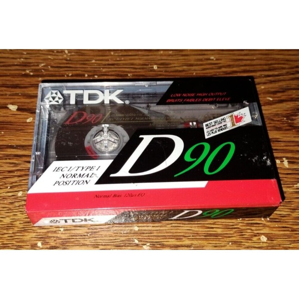 TDK Audio Cassette - D90 Cassette New in Package (unopened)